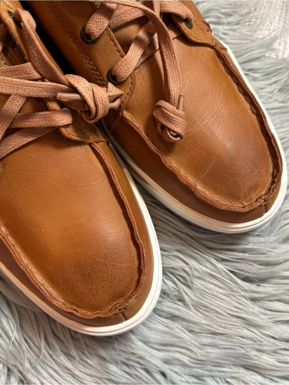 Twisted X kicks rice husk outsole casual lace up moc toe shoe in tan - 9.5 NWT